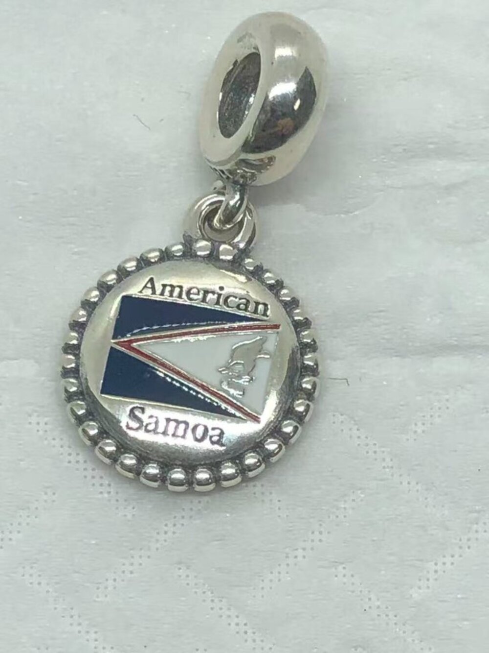 ✨ ✨Pandora American Samoa flag Exclusive Dangle charm
